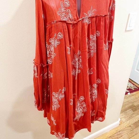 Lulus No One Quite Like You Shift Dress Orange M - Picture 7 of 13